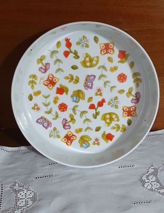 Teglia Thun Country fiori