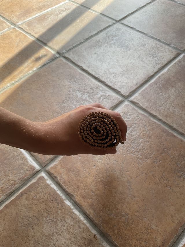 Mantel bambú individual marrón
