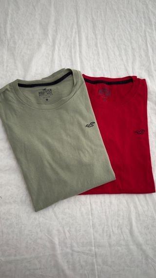 2 Camisetas Hollister M