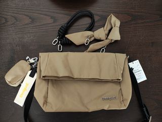 OFERTA! Bolso Desigual beige - bandolera