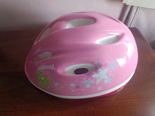Casco bici bimba rosa Lila