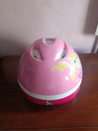Casco bici bimba rosa Lila