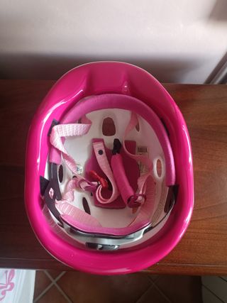 Casco bici bimba rosa Lila