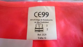 CHALECO REFLECTANTE 
 NARANJA - CLASE- II