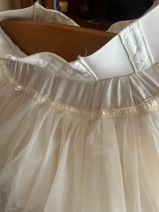 Cancán fallera blanco