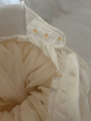 Cancán fallera blanco