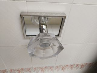 Juego de 5 accesorios baño cristal de roca