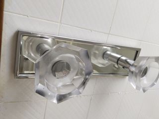 Juego de 5 accesorios baño cristal de roca