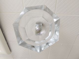Juego de 5 accesorios baño cristal de roca