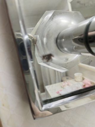 Juego de 5 accesorios baño cristal de roca