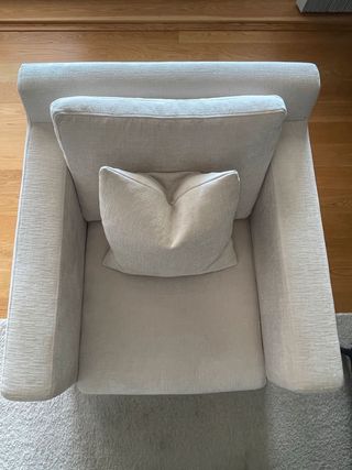 Lote de 2 sillones Palma en chenilla arena Classic