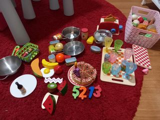 Cocinita juguete: accesorios