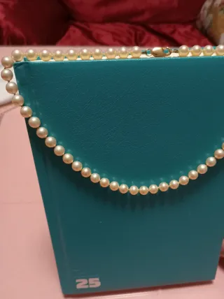 OFERTON Collar perlas beige sin usar