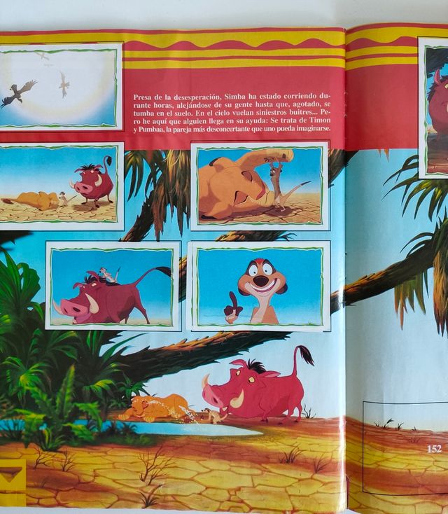 Álbum Panini El Rey León