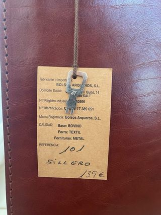 Maleta Cuero Marrón