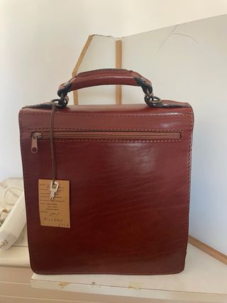 Maleta Cuero Marrón