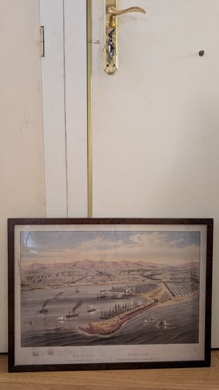 Cuadro antiguo Barcelona