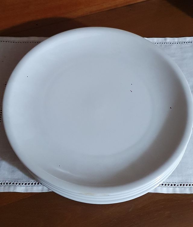 4 Piatti Seltmann per pizza  Porcellana Bianchi