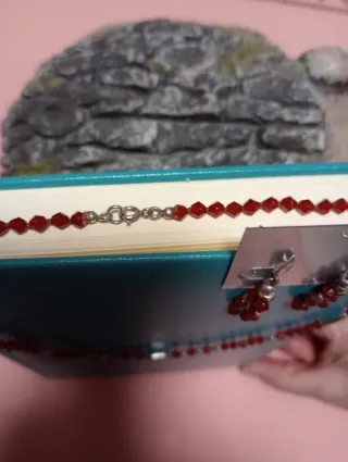 OFERTAZO Collar coral rojo de plata de ley cerdeña