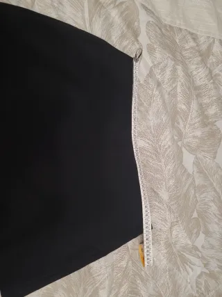 Falda pantalón Zara XXL negra