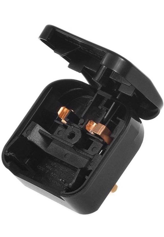 Adattatore Viaggio da Spina Euro a Presa Inglese 