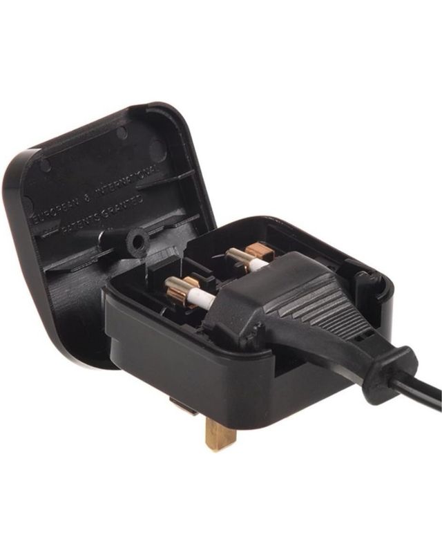 Adattatore Viaggio da Spina Euro a Presa Inglese 