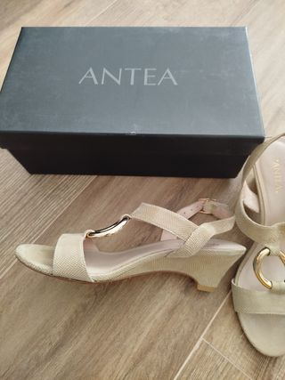 Sandalias Antea beige dorado