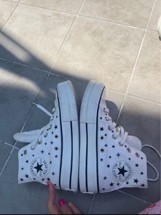 Converse Chuck Taylor All Star blancas 37