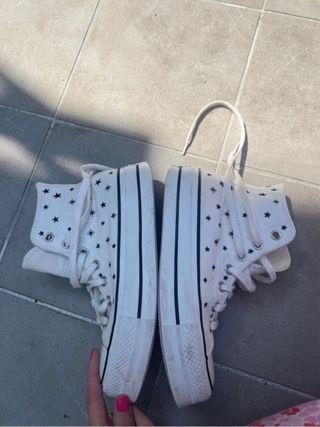 Converse Chuck Taylor All Star blancas 37