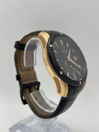 RELOJ JAGUAR J882 ESFERA NEGRA CORREA CUERO