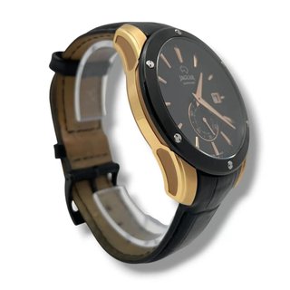 RELOJ JAGUAR J882 ESFERA NEGRA CORREA CUERO