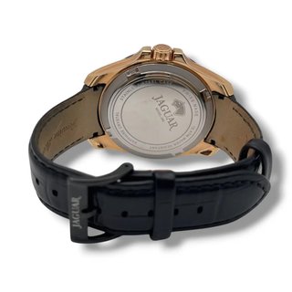 RELOJ JAGUAR J882 ESFERA NEGRA CORREA CUERO