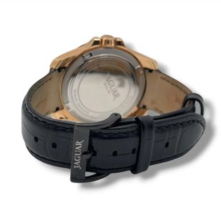 RELOJ JAGUAR J882 ESFERA NEGRA CORREA CUERO