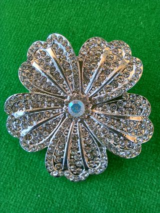 Spilla fiore argento