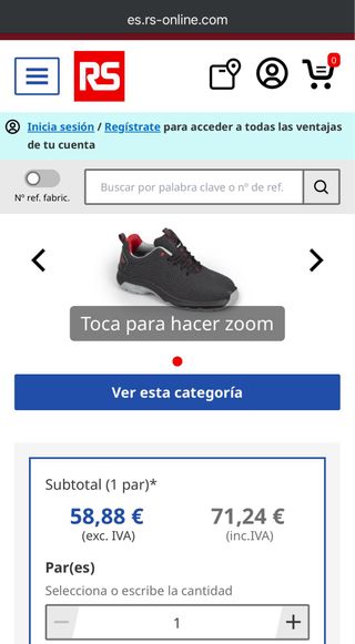 Zapatos Bicap seguridad S3 SRC nº41