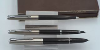 Pluma Parker Super 21: 3 piezas + estuche