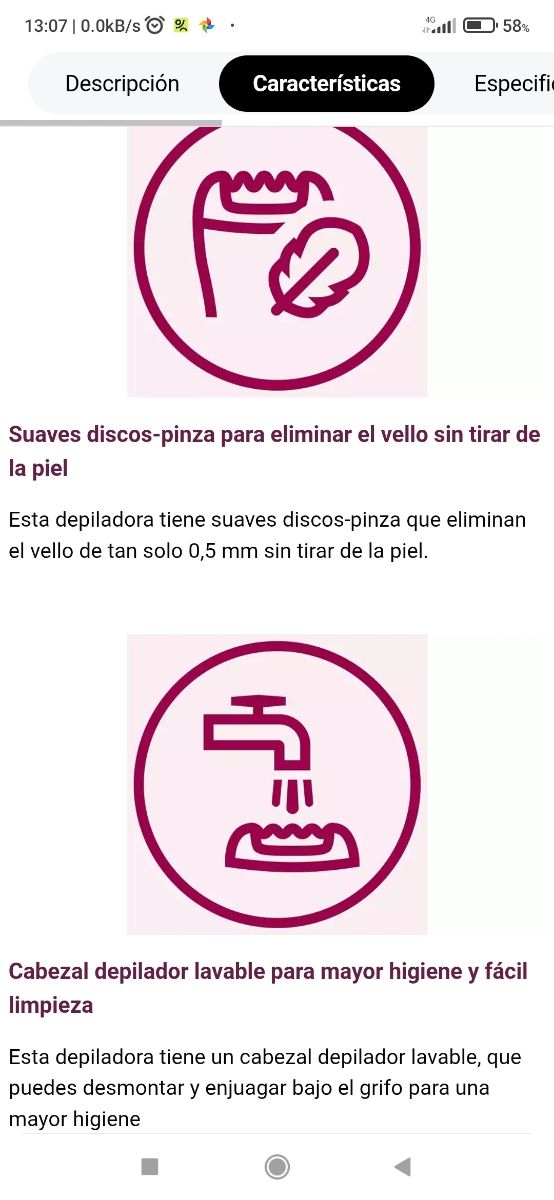 Depiladora PHILIPS Satinelle