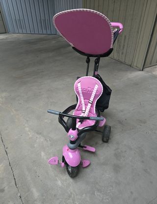 Triciclo infantil evolutivo rosa Smartrike