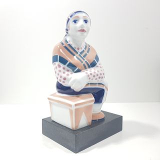 Sargadelos Figura Sujetalibros Con Base Muj 214760