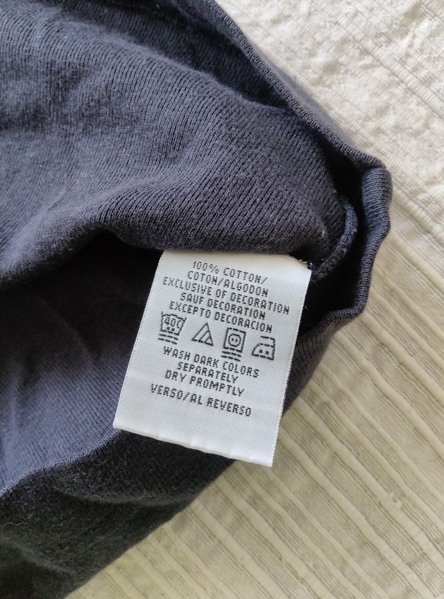 Camiseta Tommy Hilfiger gris - manga larga