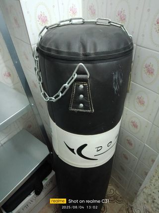 Saco boxeo cuero - entrenamiento