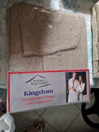 Accappatoio Beige Cotone Renee Legrand