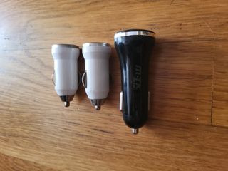 Pack Cargadores USB coche - 3 uds.