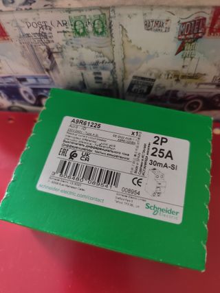 Diferencial 2P 25A 30mA superinmunizado