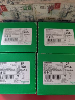 4x super inmunizado Diferencial 2P 25A 30mA