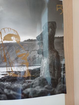 Poster con statue Moai