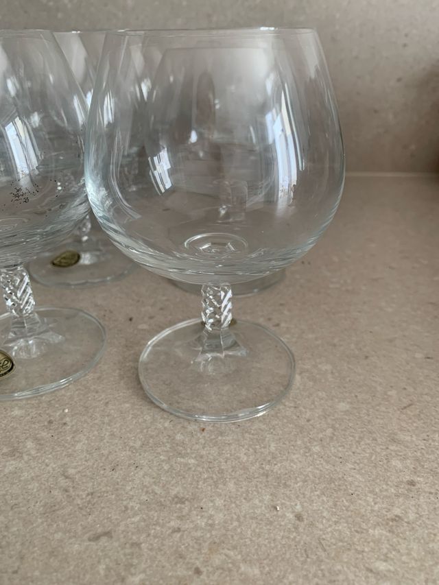 12 Copas Bohemia Cristal