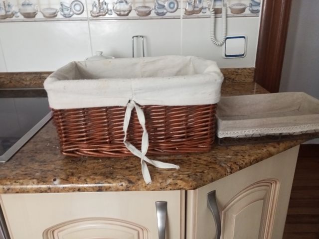 Cestas mimbre - 2 cestas