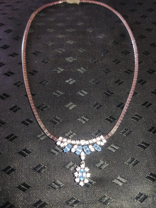 Collar antiguo oro plata