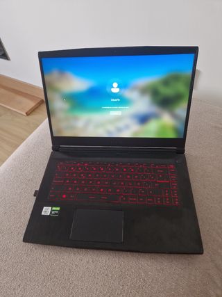 Portátil MSI i7 1TB GTX 1650Ti